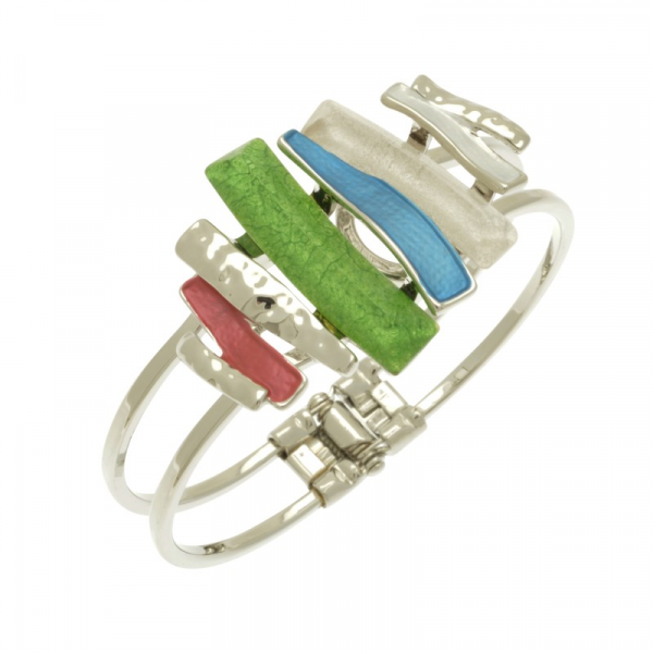 Red, Blue Layered Bracelet